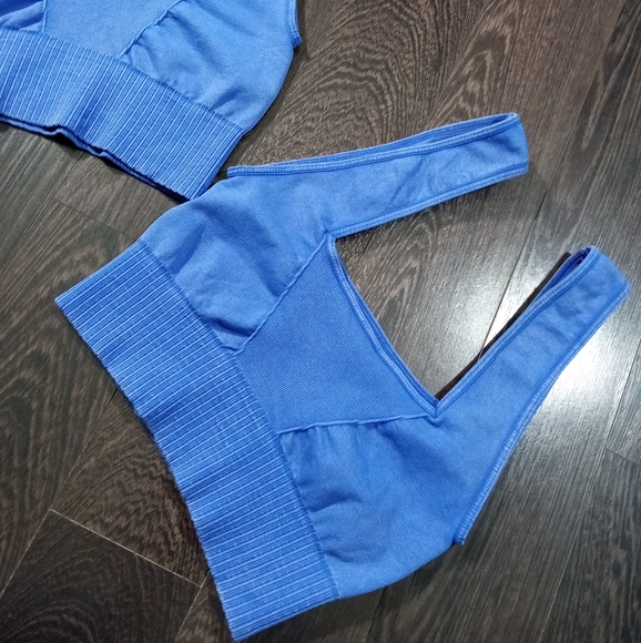 NEW FP Movement Good Karma Square Neck Bra in Blue Size XS/S - Picture 8 of 13